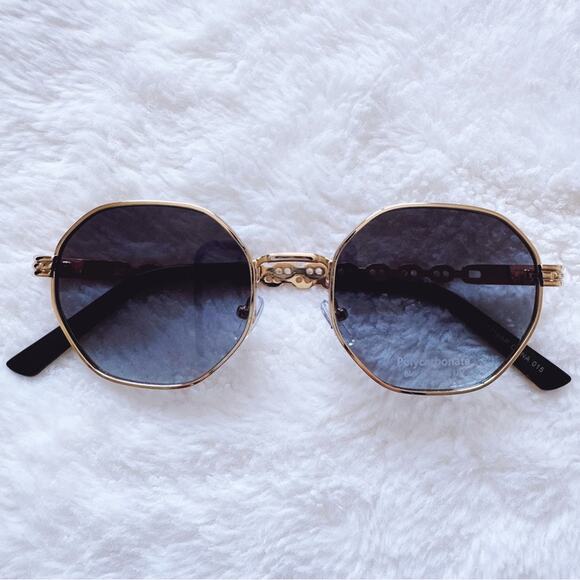 Stylens Accessories - Phoebe Dark Blue Geometric Sunglasses